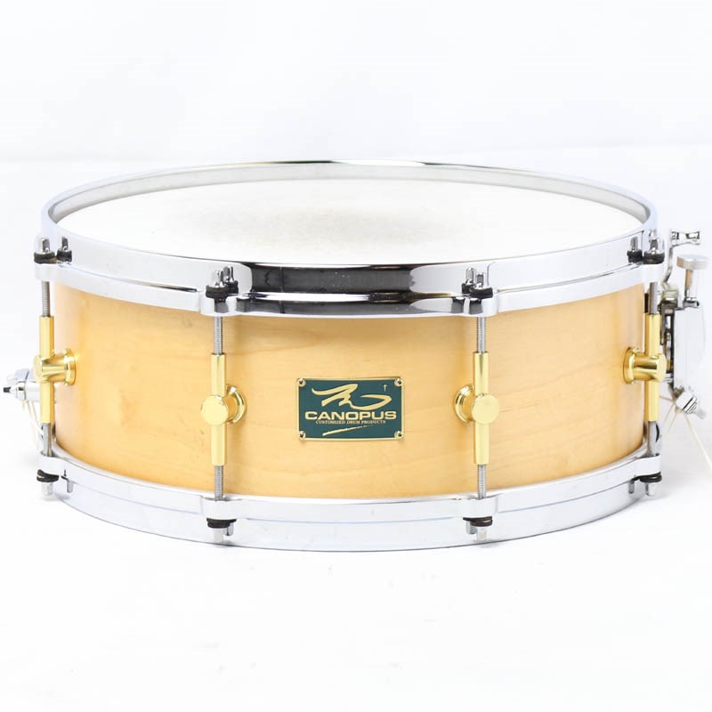 CANOPUS MO Snare Drum 14×5.5 - Natural Oil MO-1455の画像